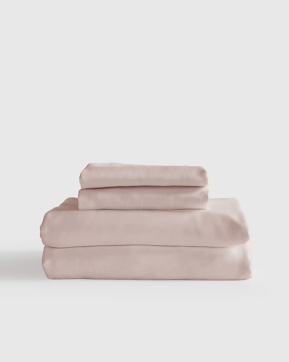 Quince Organic Bamboo Sheet Set Queen Soft Blush NWOT
